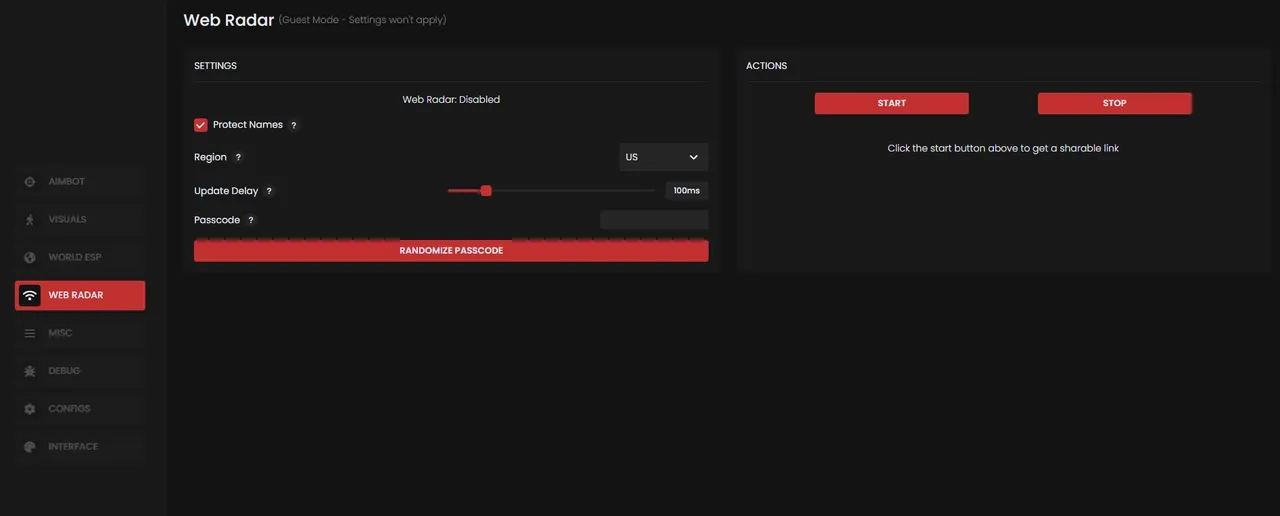Изображение Чит Blurred Rust DMA Для Rust